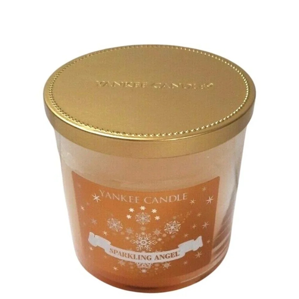 Yankee Candle Sparkling Angel Medium 2-Wick Scented Candle 11.5 oz Gold Lid